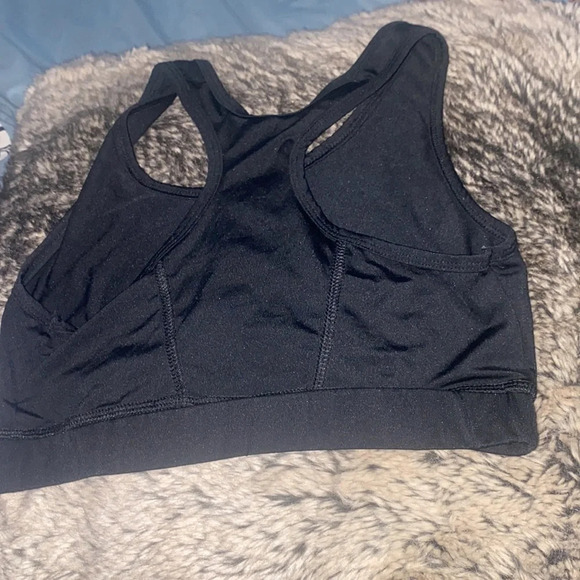 Adidas black sports bra  Sz L - Picture 5 of 7